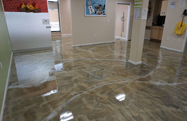 Metallic Epoxy Floor Coating Tulsa